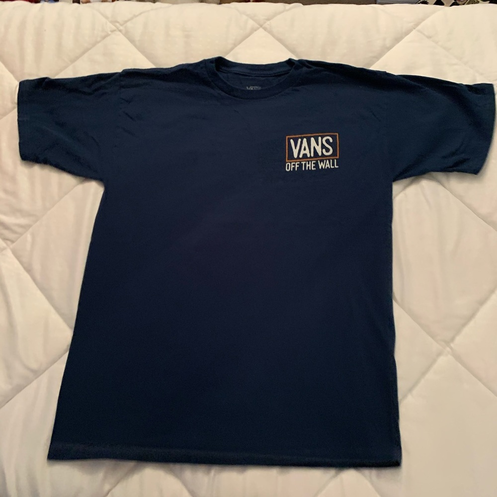 Vans Off the Wall T-shirt blue size M